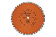 16.5" Q-Drive Arrayed Segmented Hard Concrete Orange Blade Silent Core