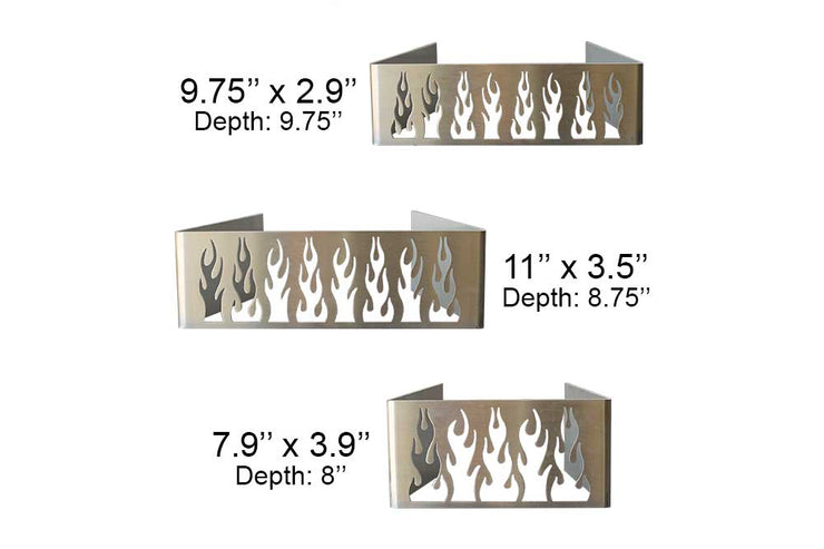 Quick-E-Vents, Vent Sizes, 3 different sizes, vents, fire vents