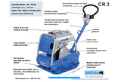 CR 3 Reversible Plate Specification Sheet