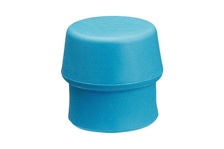 Halder Simplex 60 Replacement Face Insert, Soft Blue Rubber, Non-Marring. 2.36" Face Diameter, .30 lbs. Soft Rubber