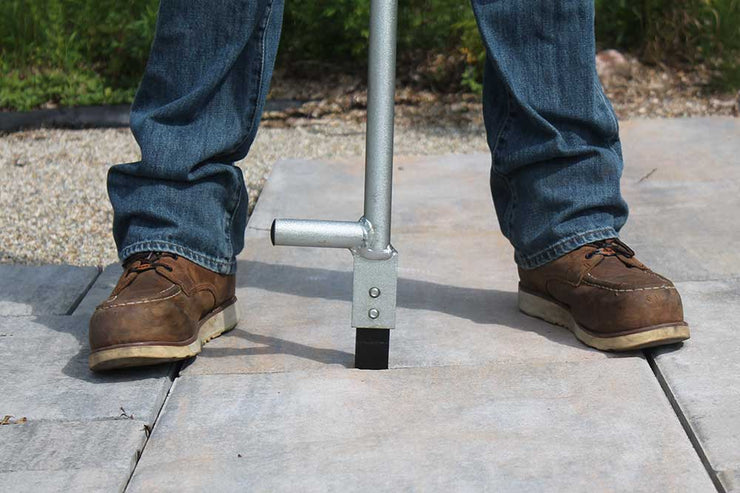 Joint Adjuster to separate pavers and slabs to straighten lines