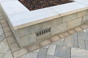 Quick-E-Vent in Techo-Bloc's Brandon Fire Pit, Grill Vent, Fire Place Vent, Vent