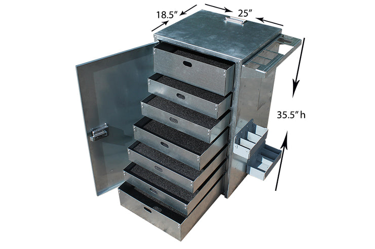 Hardscape Tool Organizer Size Specification